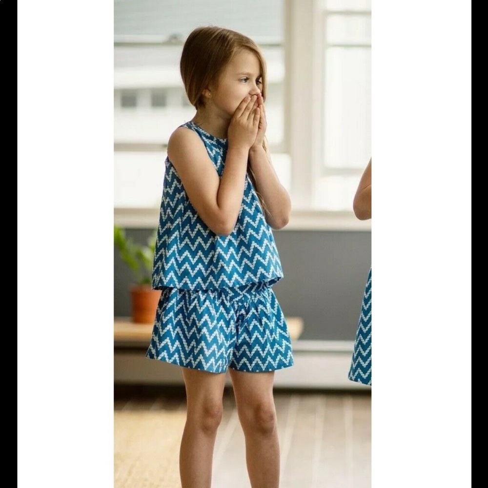 Mustard Pie NWT Blue Shorts Set 8